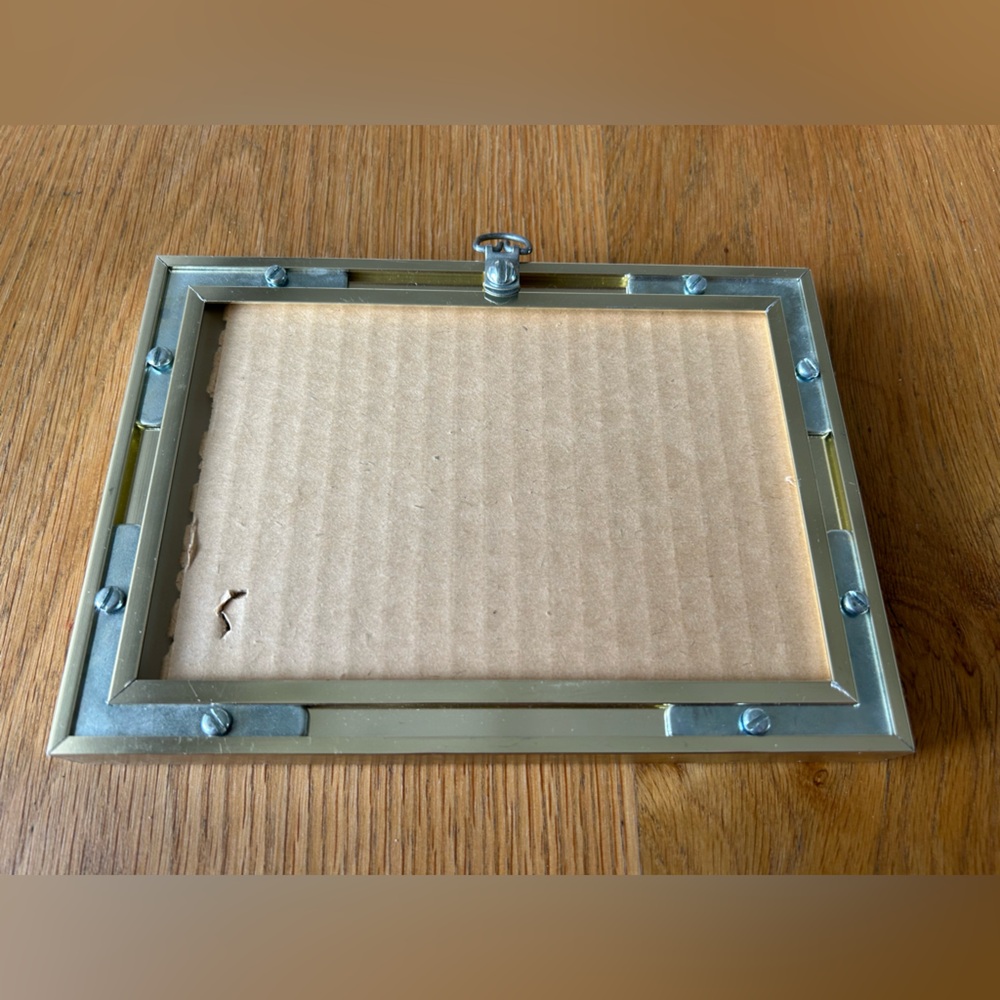 Vintage Framed Landscape Watercolour Art Print with Gold Frame - Picture 4 of 9